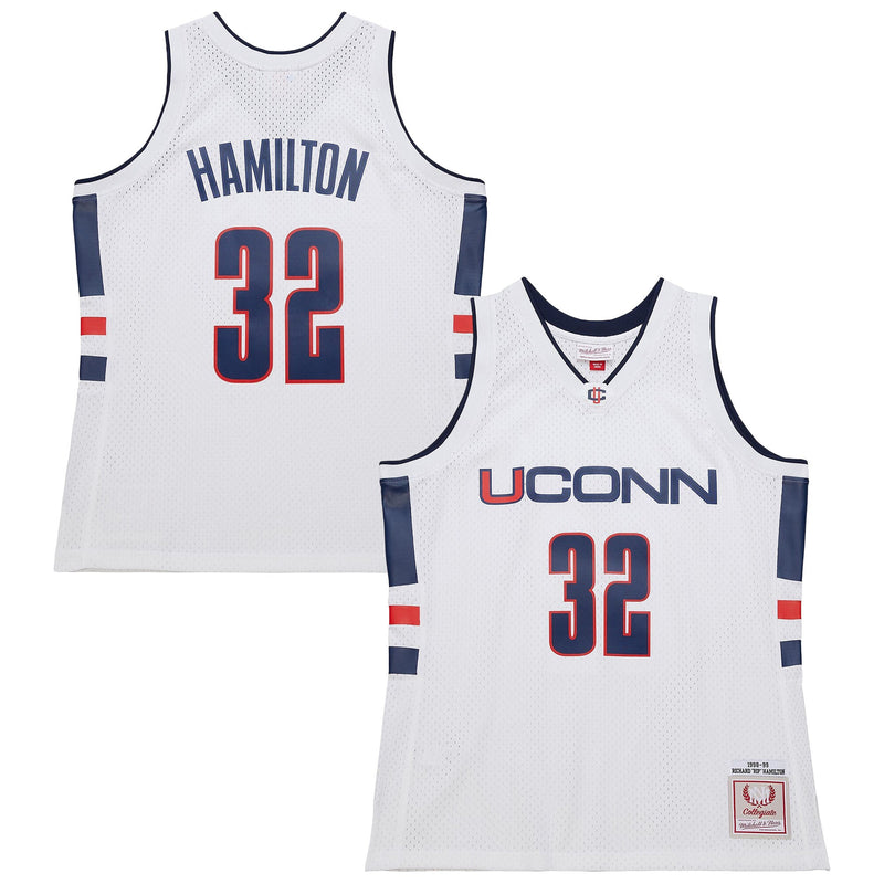 Richard Hamilton UConn Huskies 1998/99 Jersey - White
