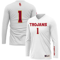 #1 USC Trojans GameDay Greats Lightweight Volleyball Jersey - White