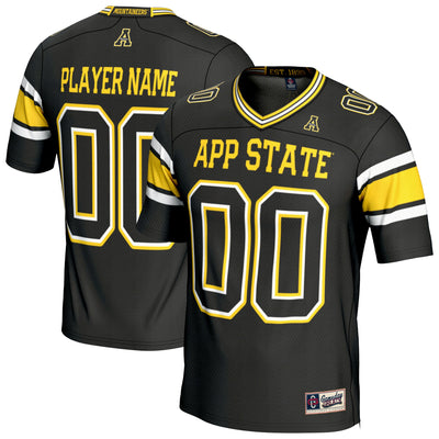 Appalachian State Mountaineers GameDay Greats NIL Football Fashion Jersey - Black