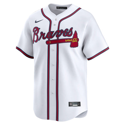 Atlanta Braves Nike White Home Limited Jersey