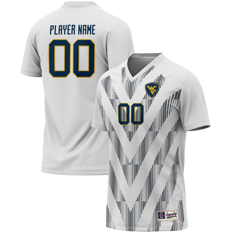 West Virginia Mountaineers GameDay Greats Pick-A-Player NIL Lightweight Soccer Jersey - White