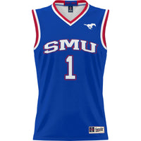 #1 SMU Mustangs GameDay Greats Lightweight Basketball Jersey - Royal