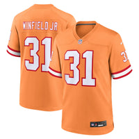 Tampa Bay Buccaneers Antoine Winfield Jr. Nike Orange Throwback Game Jersey