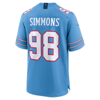 Tennessee Titans Jeffery Simmons Nike Light Blue Game Jersey
