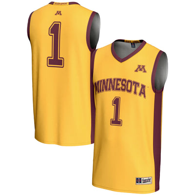 #1 Minnesota Golden Gophers GameDay Greats Lightweight Basketball Jersey - Gold