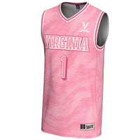 #1 Virginia Cavaliers GameDay Greats Lightweight Basketball Jersey - Pink