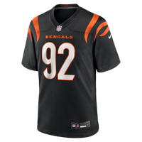 Cincinnati Bengals B.J. Hill Nike Black Game Jersey
