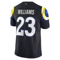 Los Angeles Rams Kyren Williams Nike Midnight Blue 2025 Rivalries Collection Stitched Limited Jersey