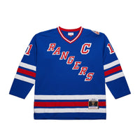 New York Rangers Mark Messier Mitchell & Ness Blue Big & Tall 1993/94 Blue Line 2.0 Jersey