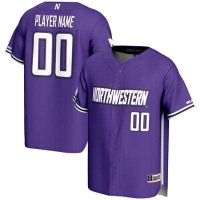 Northwestern Wildcats GameDay Greats NIL Pick-A-Player Lightweight Baseball Jersey - Purple