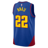 Denver Nuggets Jordan Statement Edition Swingman Jersey - Blue - Zeke Nnaji -