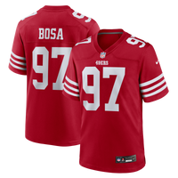 San Francisco 49ers Nick Bosa Nike Scarlet Team Game Jersey