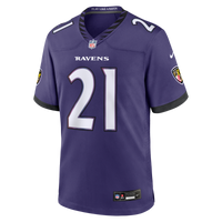 Baltimore Ravens Jaylinn Hawkins Nike Purple Team Game Jersey