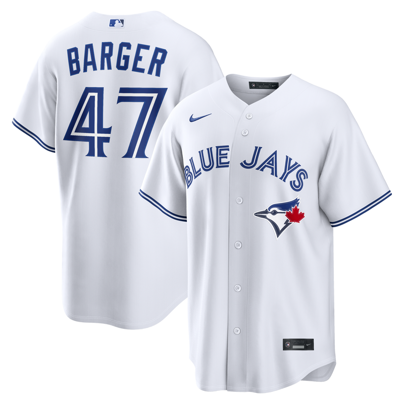 Toronto Blue Jays Addison Barger Nike White Home Replica Jersey