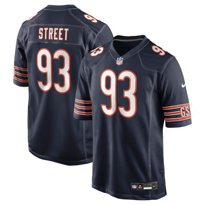 Chicago Bears Kentavius Street Nike Navy Team Game Jersey