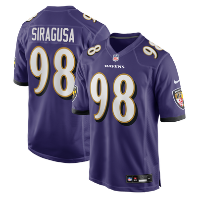 Baltimore Ravens Tony Siragusa Nike Purple Game Retired Player Jersey