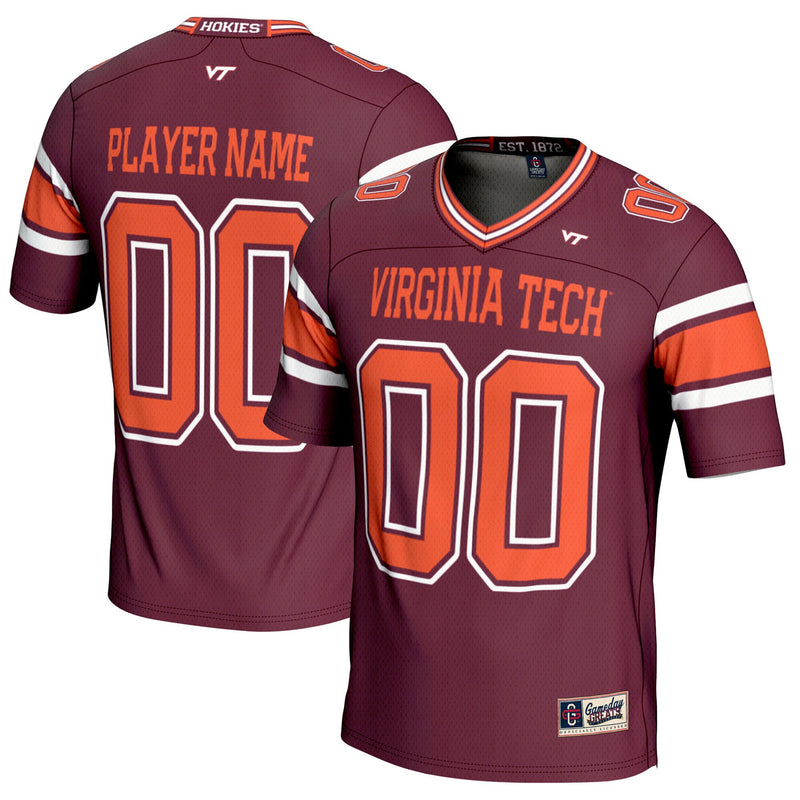 Virginia Tech Hokies GameDay Greats NIL Pick-A-Player Football Jersey - Maroon