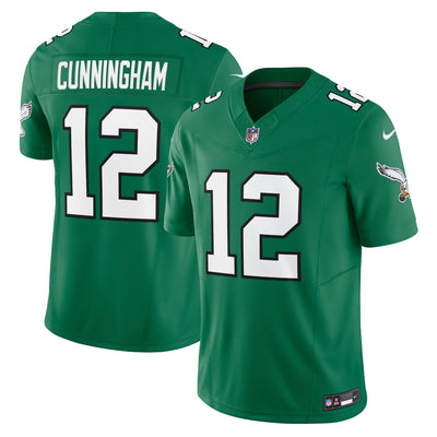 Philadelphia Eagles Randall Cunningham Nike Kelly Green Alternate Vapor F.U.S.E. Limited Jersey