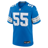 Detroit Lions Derrick Barnes Nike Blue Team Game Jersey