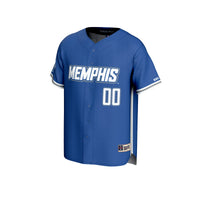 Memphis Tigers GameDay Greats Lightweight Collegiate Baseball NIL Pick-A-Player Fashion Jersey - Royal
