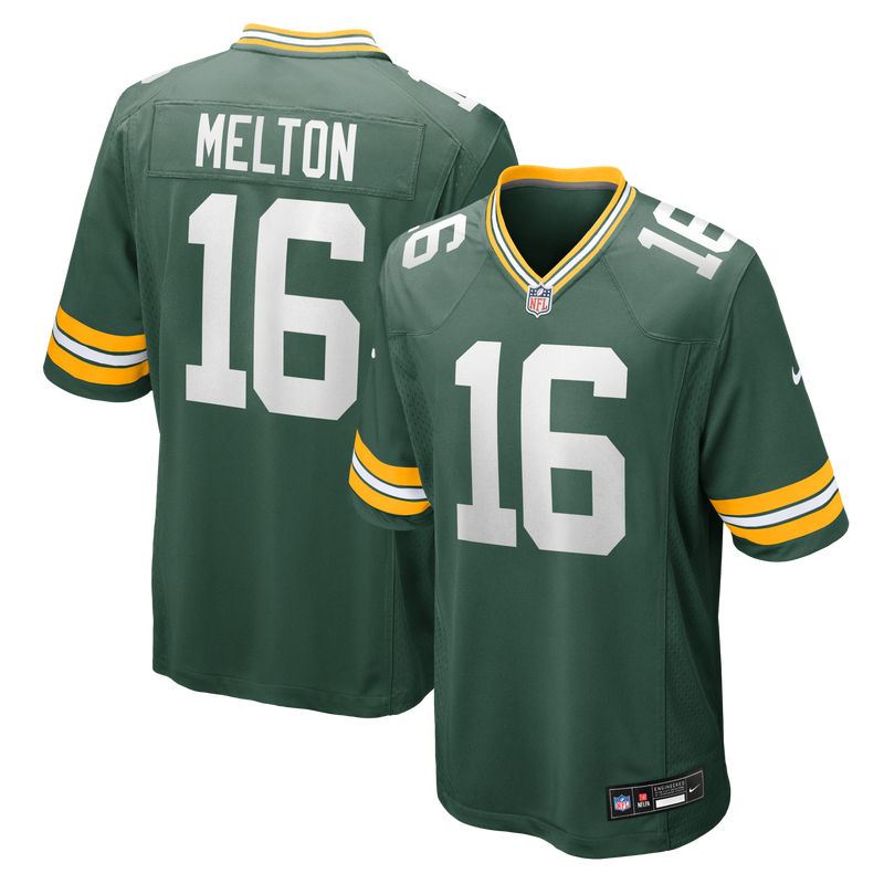 Green Bay Packers Bo Melton Nike Green Team Game Jersey