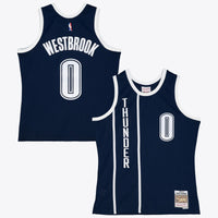 Oklahoma City Thunder Mitchell & Ness Russell Westbrook 2015 Alternate Jersey - Ash Blue