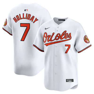 Baltimore Orioles Jackson Holliday Nike White Home Limited Player Jersey