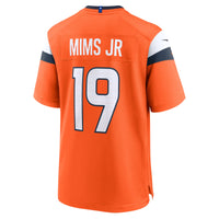 Denver Broncos Marvin Mims Jr Nike Orange Team Game Jersey