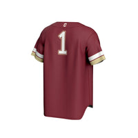 #1 Charleston Cougars GameDay Greats Lightweight Collegiate Baseball Fashion Jersey - Maroon