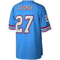 Houston Oilers Eddie George Mitchell & Ness Light Blue Legacy Replica Jersey