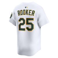 Athletics Brent Rooker Nike White Home Limited Player Jersey