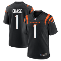 Cincinnati Bengals Ja'Marr Chase Nike Black Game Jersey