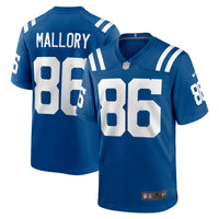 Indianapolis Colts Will Mallory Nike Royal Team Game Jersey