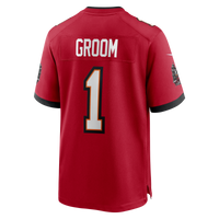 Tampa Bay Buccaneers Number 1 Groom Nike Red Game Jersey
