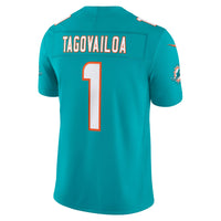 Miami Dolphins Tua Tagovailoa Nike Aqua Team Vapor F.U.S.E. Stitched Limited Jersey