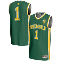 #1 NDSU Bison GameDay Greats Lightweight Basketball Jersey - Green