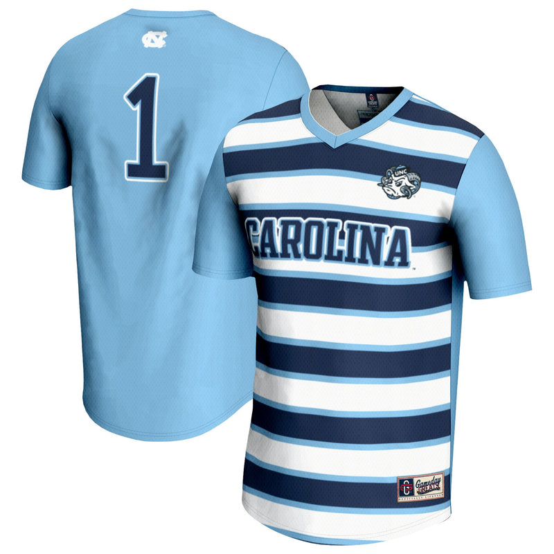#1 North Carolina Tar Heels GameDay Greats Lightweight Soccer Fashion Jersey - Carolina Blue