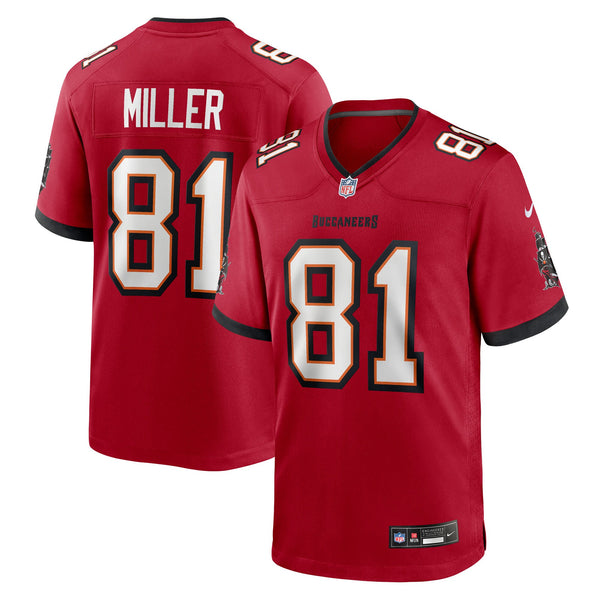 Tampa Bay Buccaneers Ryan Miller Nike Red Team Game Jersey