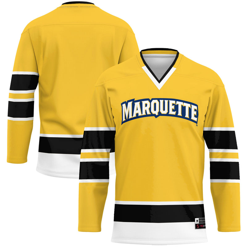 Marquette Golden Eagles GameDay Greats Hockey Jersey - Blue