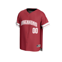 Arkansas Razorbacks GameDay Greats NIL Pick-A-Player Lightweight Baseball Jersey - Cardinal