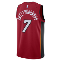 Miami Heat Jordan Brand Statement Edition Swingman Jersey - Red - Giannis Antetokounmpo