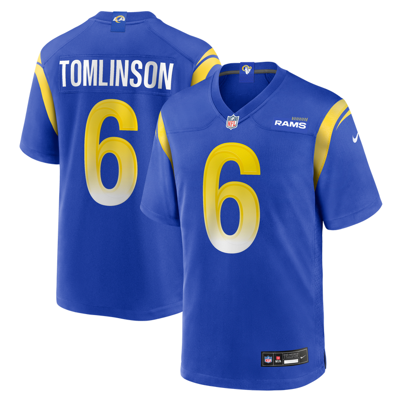 Los Angeles Rams Tre'Vius Hodges-Tomlinson Nike Royal Team Game Jersey