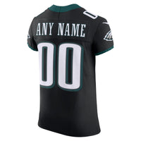 Philadelphia Eagles Nike Black Alternate Vapor F.U.S.E. Elite Custom Jersey