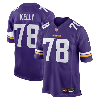 Minnesota Vikings Ryan Kelly Nike Purple Team Game Jersey