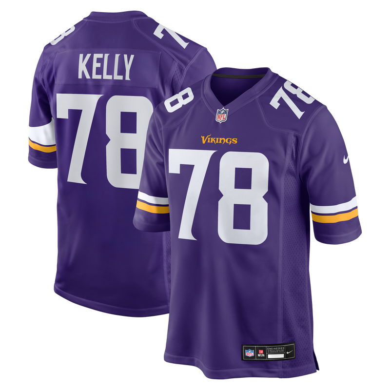 Minnesota Vikings Ryan Kelly Nike Purple Team Game Jersey