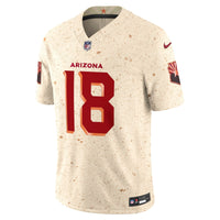 Arizona Cardinals Marvin Harrison Jr. Nike Natural 2025 Rivalries Collection Stitched Limited Jersey