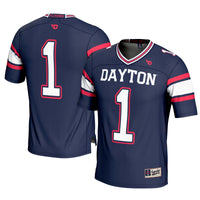 #1 Dayton Flyers GameDay Greats Football Jersey – Navy