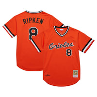 Baltimore Orioles Cal Ripken Jr. Mitchell & Ness Orange 2001 Cooperstown Collection Authentic Throwback Jersey