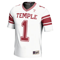 #1 Temple Owls GameDay Greats Endzone Football Jersey - White