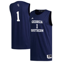 #1 Georgia Southern Eagles adidas Replica Basketball Jersey - Navy